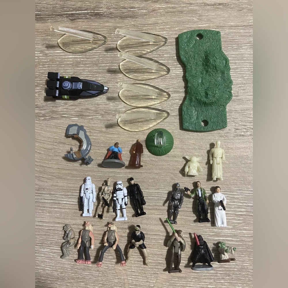Vintage 90s Star Wars Micro Machines Figures Lot